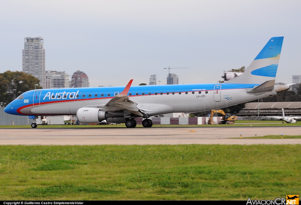 LV-CPI - Embraer ERJ-190-100AR - Austral Líneas Aéreas