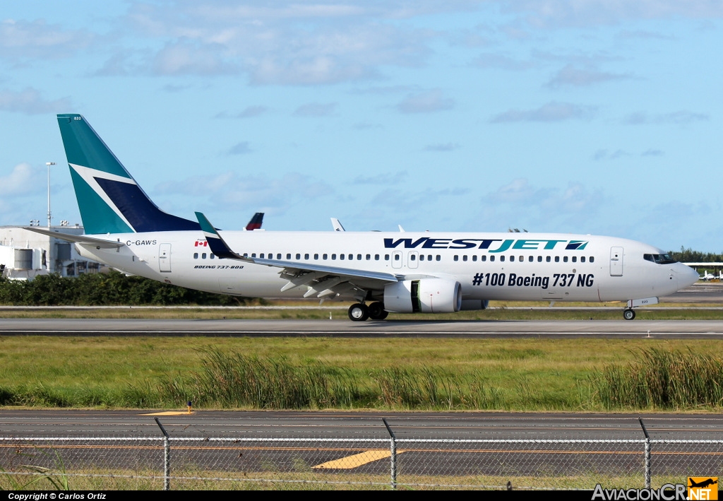 C-GAWS - Boeing 737-8CT - Westjet