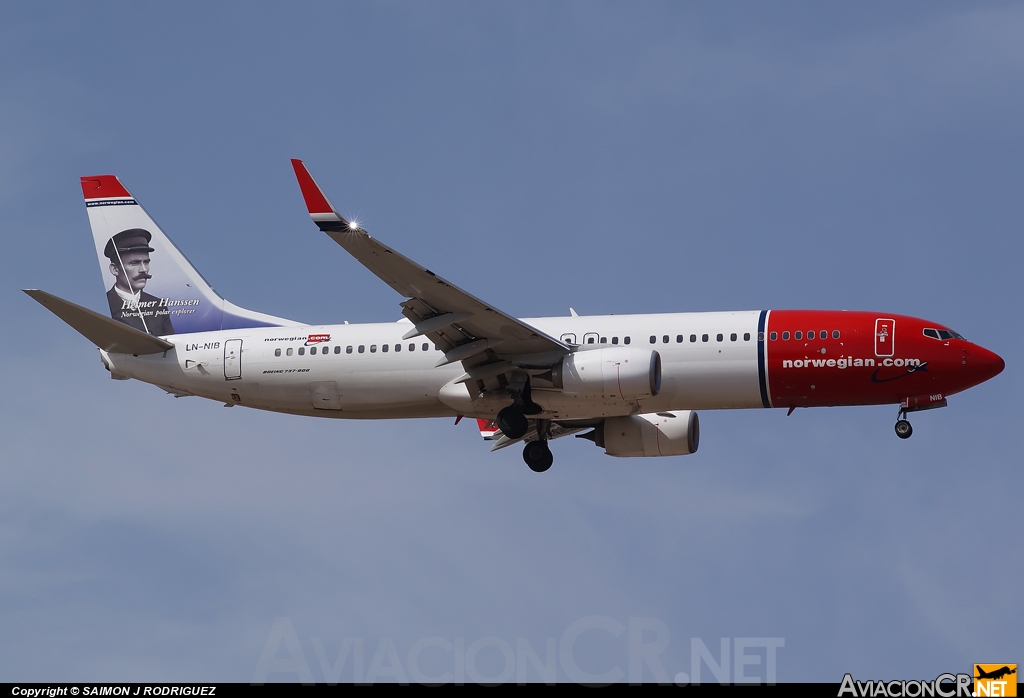 LN-NIB - Boeing 737-86J - Norwegian Air Shuttle