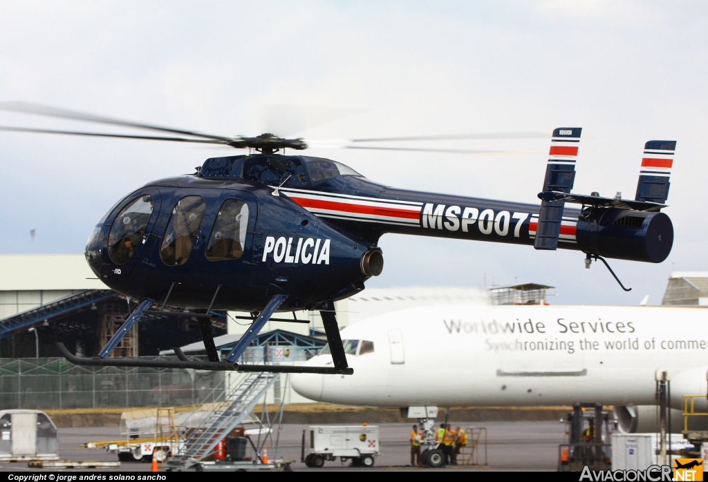 MSP007 - Mcdonnell Douglas MD600N - Ministerio de Seguridad Pública - Costa Rica