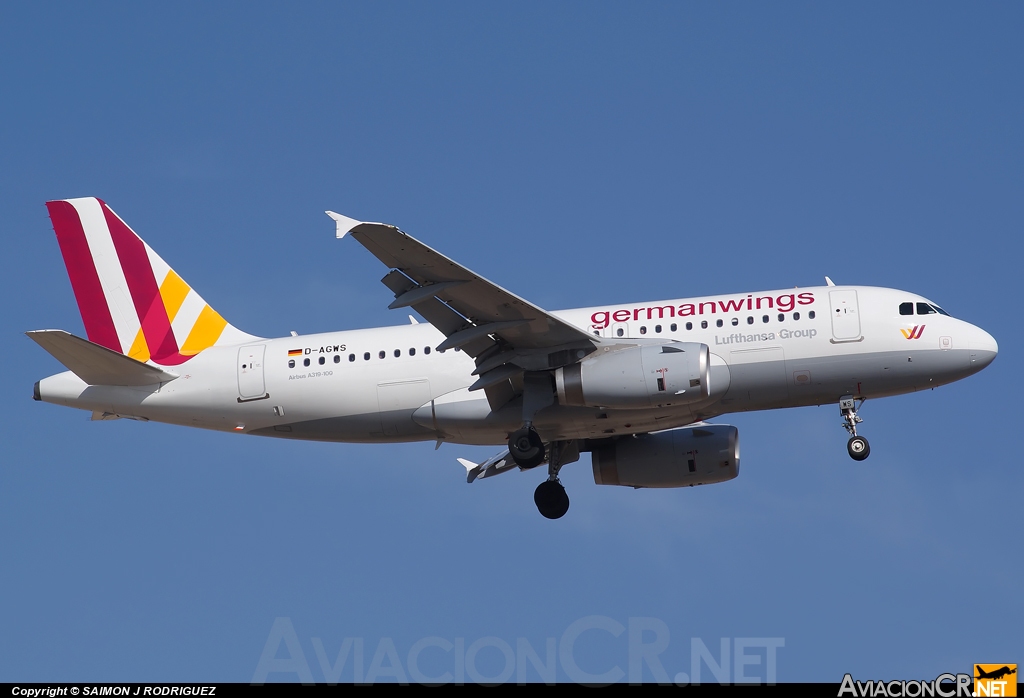 D-AGWS - Airbus A319-132 - Germanwings