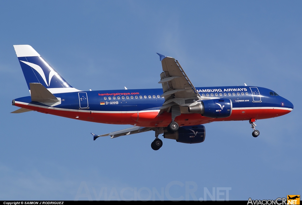 D-AHHB - Airbus A319-112 - Hamburg Airways