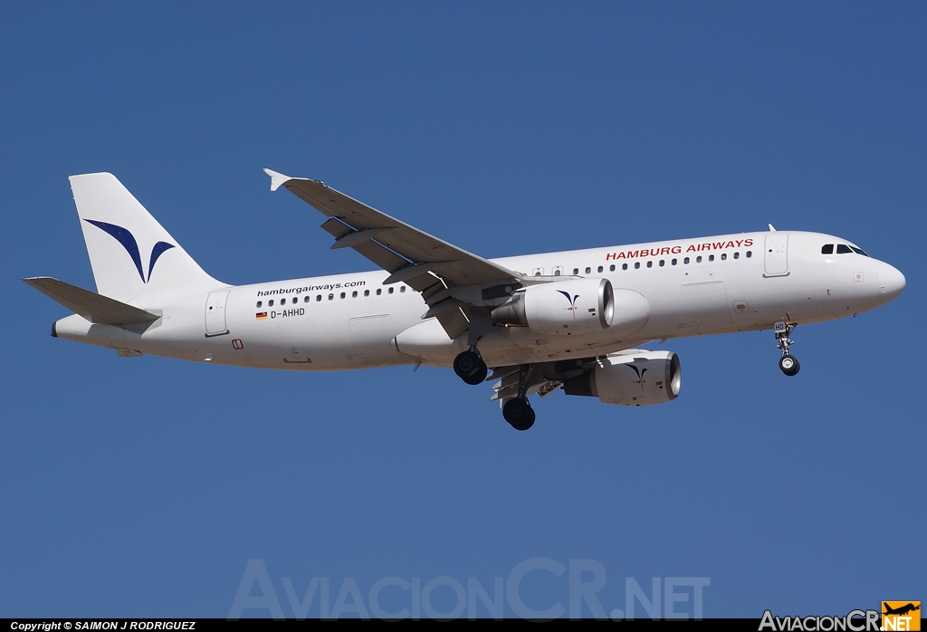 D-AHHD - Airbus A320-214 - Hamburg Airways