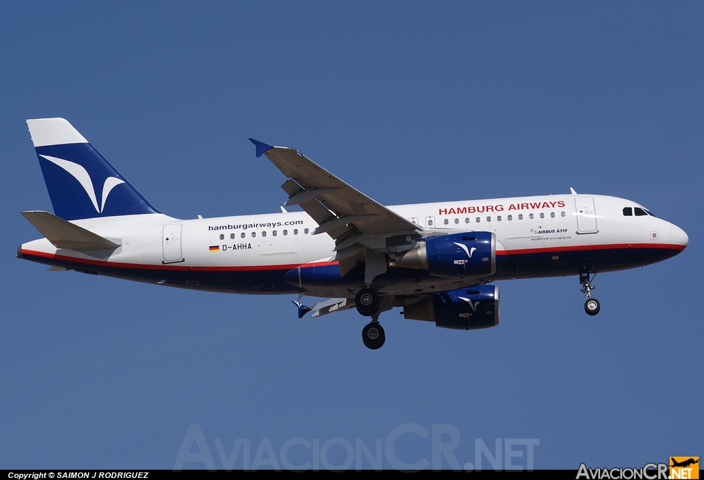 D-AHHA - Airbus A319-112 - Hamburg Airways