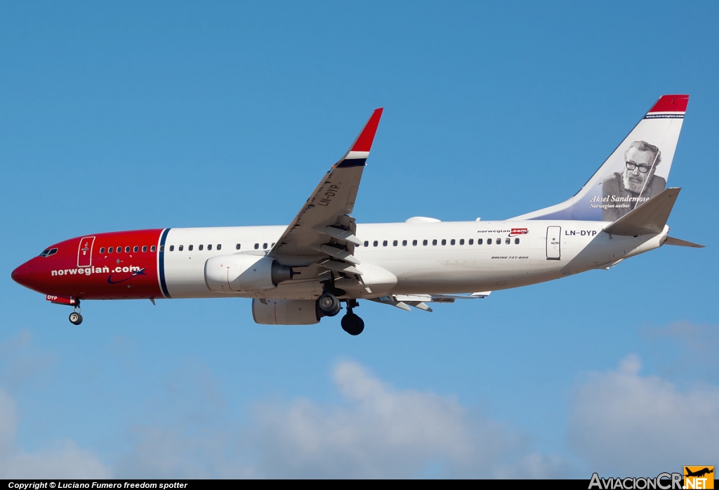 LN-DYP - Boeing 737-8JP - Norwegian Air Shuttle