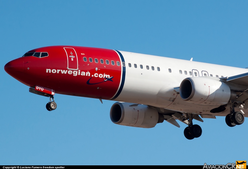 LN-DYO - Boeing 737-8JP - Norwegian Air Shuttle