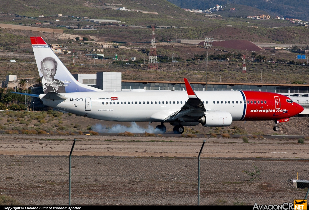 LN-DYY - Boeing 737-8JP(WL) - Norwegian Air Shuttle