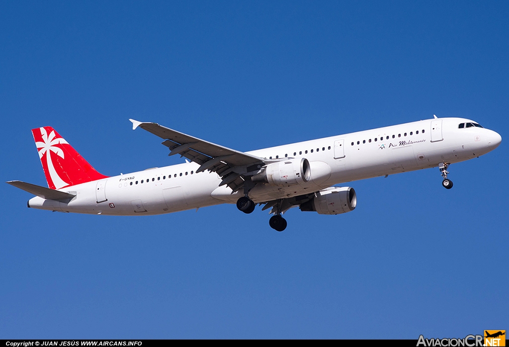 F-GYAQ - Airbus A321-211 - Air Méditerranée