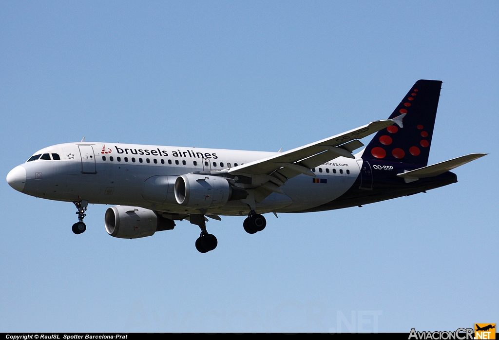 OO-SSP - Airbus A319-113 - Brussels airlines