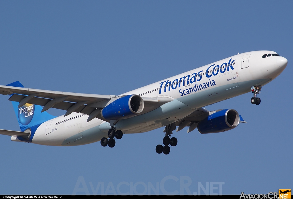 OY-VKG - Airbus A330-343X - Thomas Cook Airlines (Scandinavia)