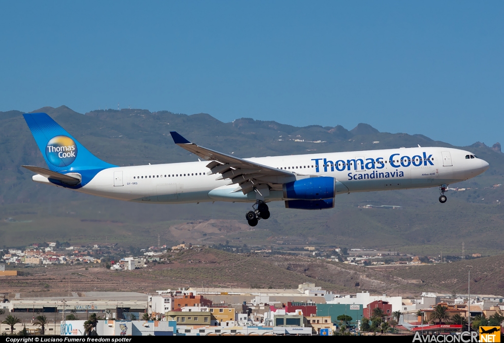 OY-VKG - Airbus A330-343X - Thomas Cook Airlines (Scandinavia)