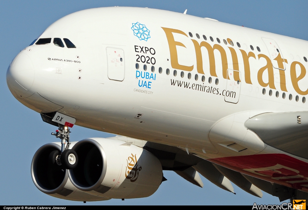 A6-EDX - Airbus 380-861 - Emirates