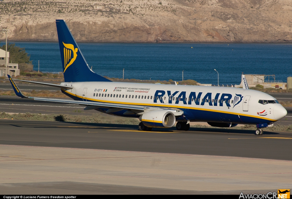 EI-EFY - Boeing 737-8AS - Ryanair