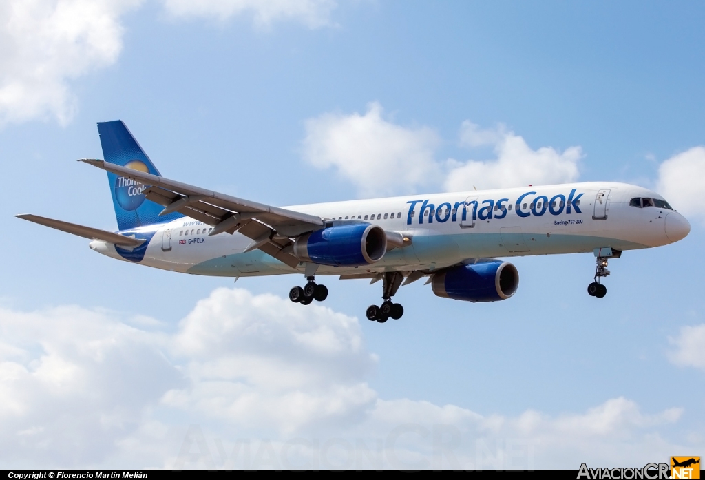 G-FCLK - Boeing 757-2Y0 - Thomas Cook Airlines