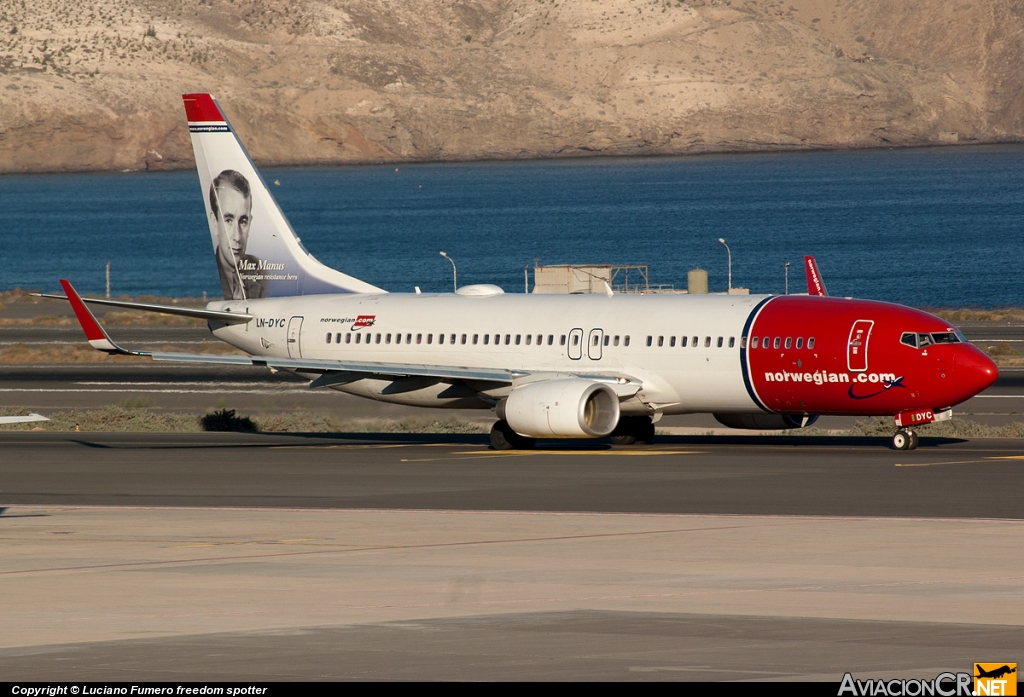 LN-DYC - Boeing 737-8JP - Norwegian Air Shuttle