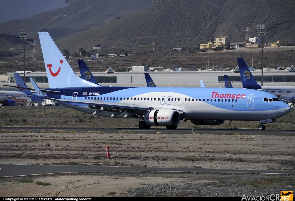 G-TAWL - Boeing 737-8K5 - Thomsonfly