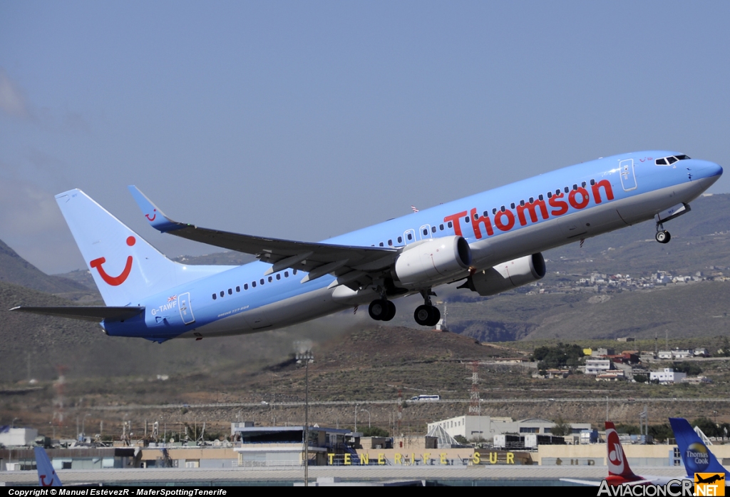 G-TAWF - Boeing 737-8K5 - Thomson Airways