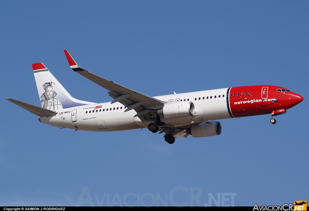 LN-NOJ - Boeing 737-86N - Norwegian Air Shuttle