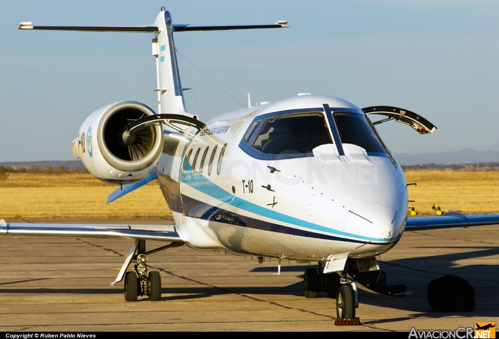 T-10 - Learjet 60 - Fuerza Aerea Argentina