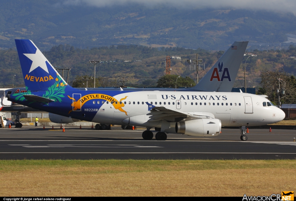 N822AW - Airbus A319-132 - US Airways