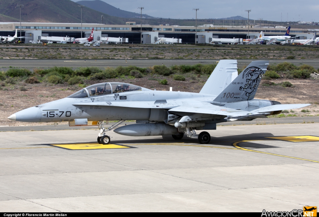 CE15-01 - Mc Donnell Douglas - EF-18B(M) Hornet - Ejercito del Aire de España