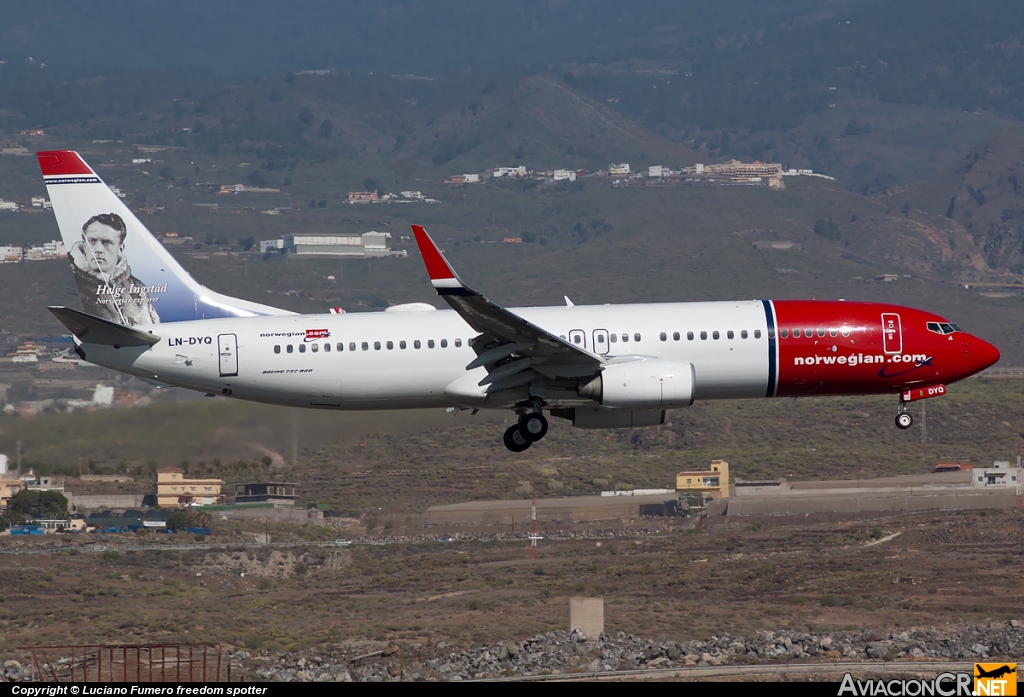 LN-DYQ - Boeing 737-8JP - Norwegian Air Shuttle