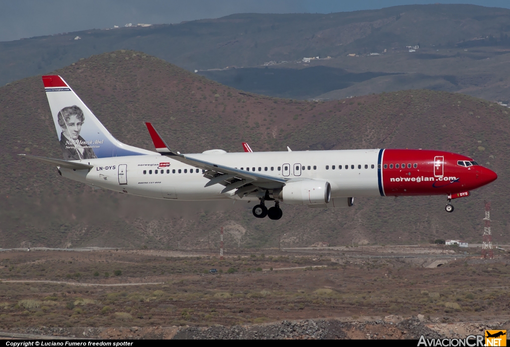 LN-DYS - Boeing - 737-8JP - Norwegian Air Shuttle