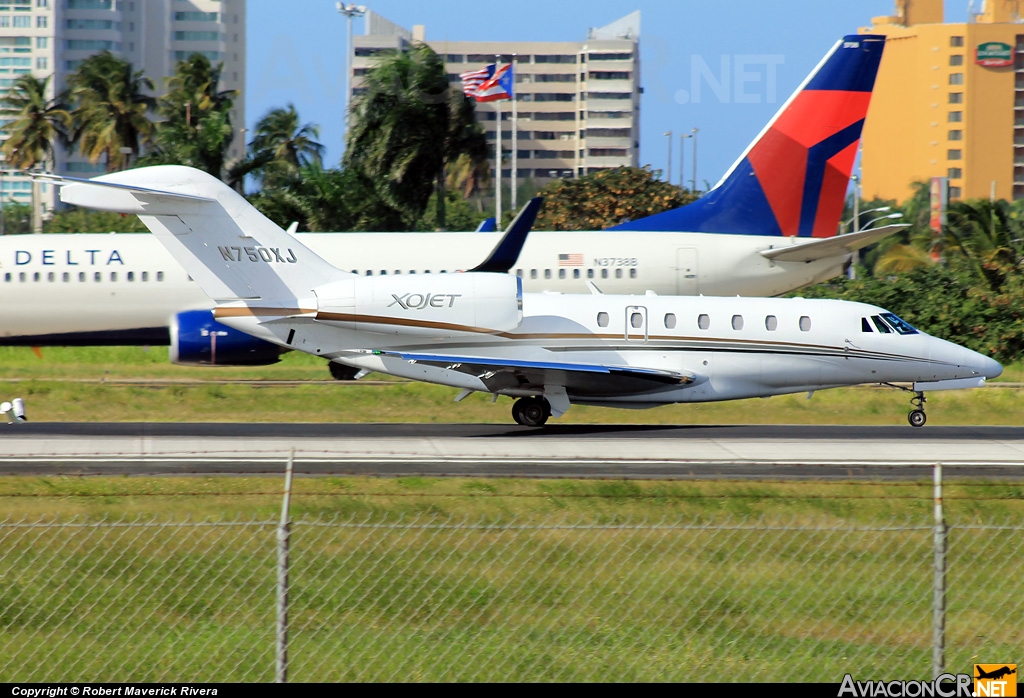 N750XJ - Cessna 750 Citation X - Privado