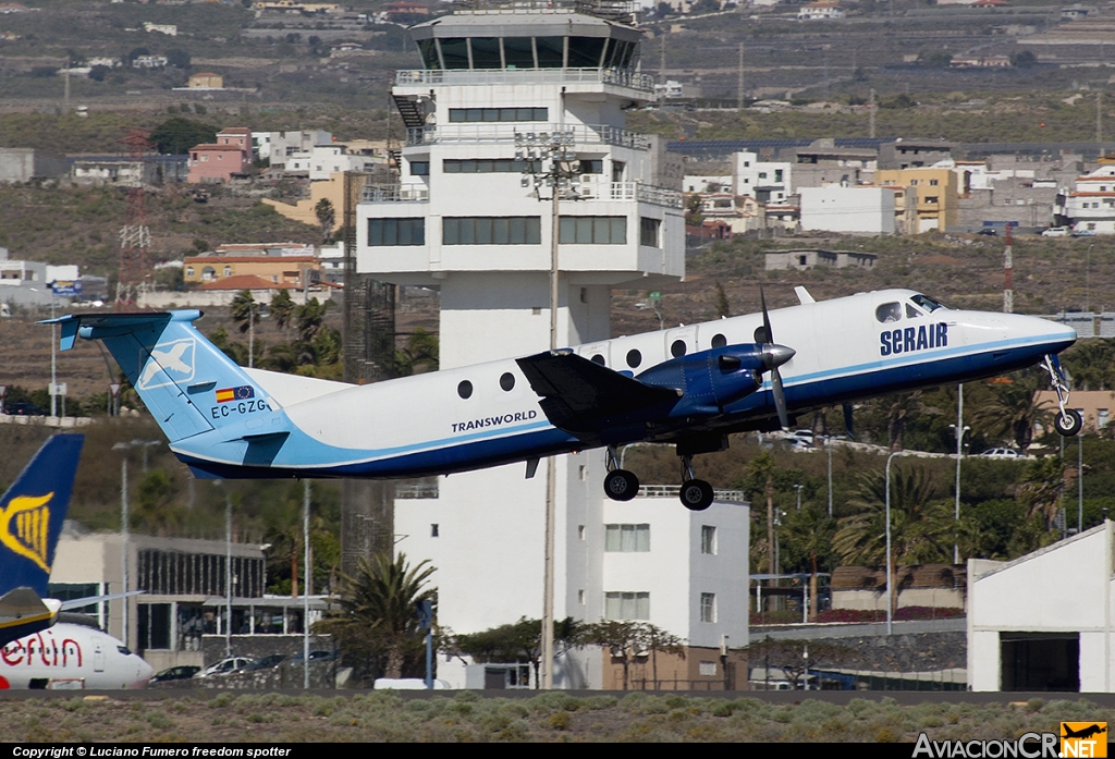 EC-GZG - Beechcraft 1900C-1 - Serair Transworld Press