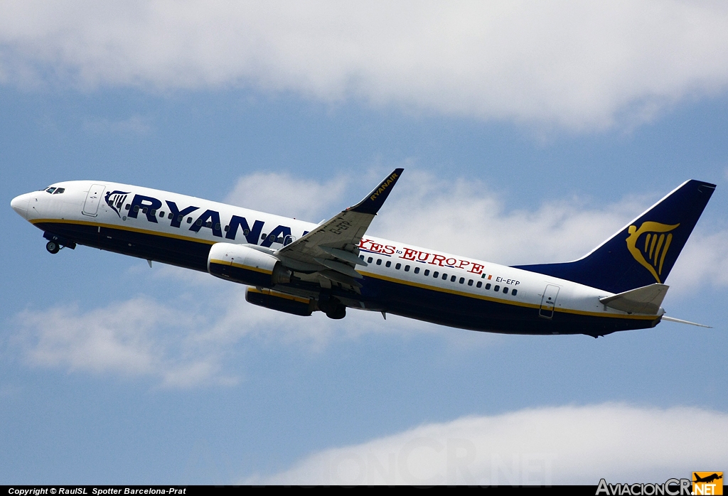 EI-EFP - Boeing 737-8AS - Ryanair