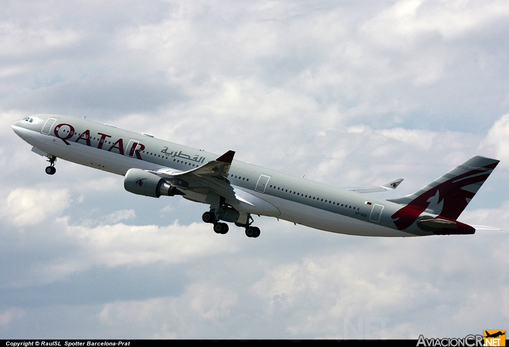 A7-AEG - Airbus A330-302 - Qatar Airways