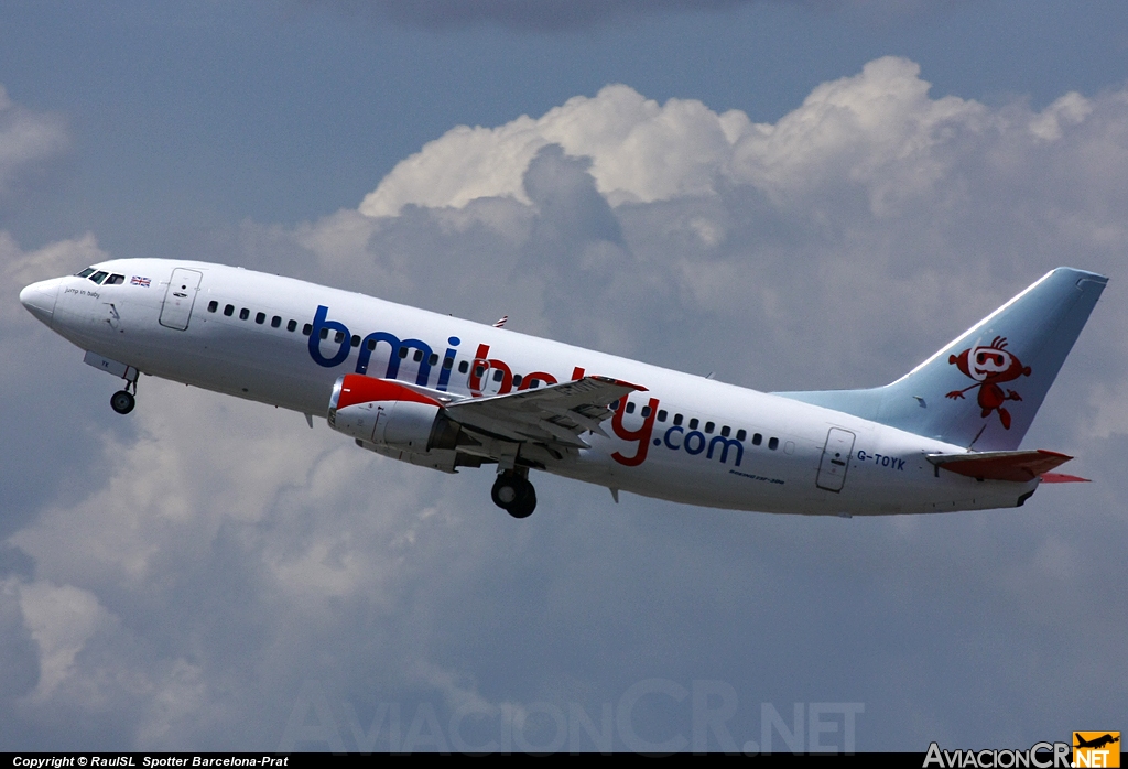 G-TOYK - Boeing 737-33R - Bmibaby