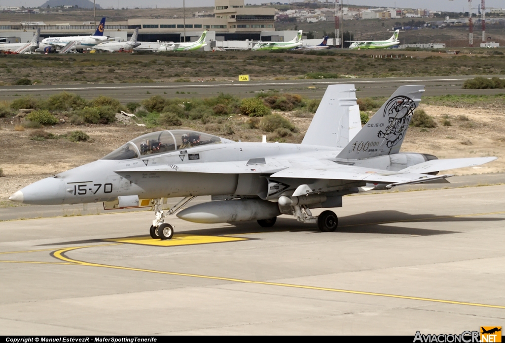 CE15-01 - Mc Donnell Douglas - EF-18B(M) Hornet - Ejercito del Aire de España