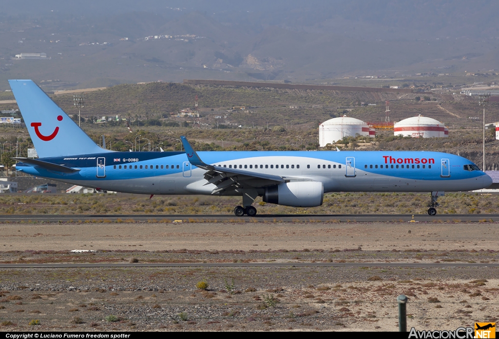 G-OOBD - Boeing	757-28A - Thomsonfly