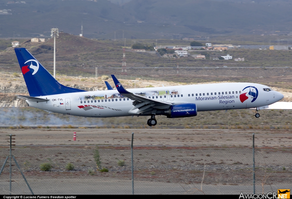 OK-TVL - Boeing 737-8FN - Travel Service