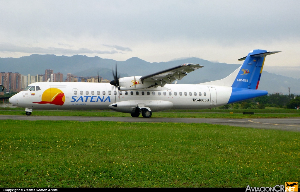 HK-4863X - ATR 72-500 - Satena