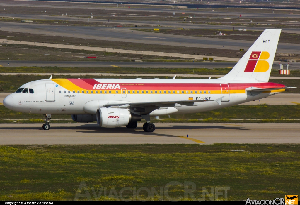 EC-HGT - Airbus A319-111 - Iberia