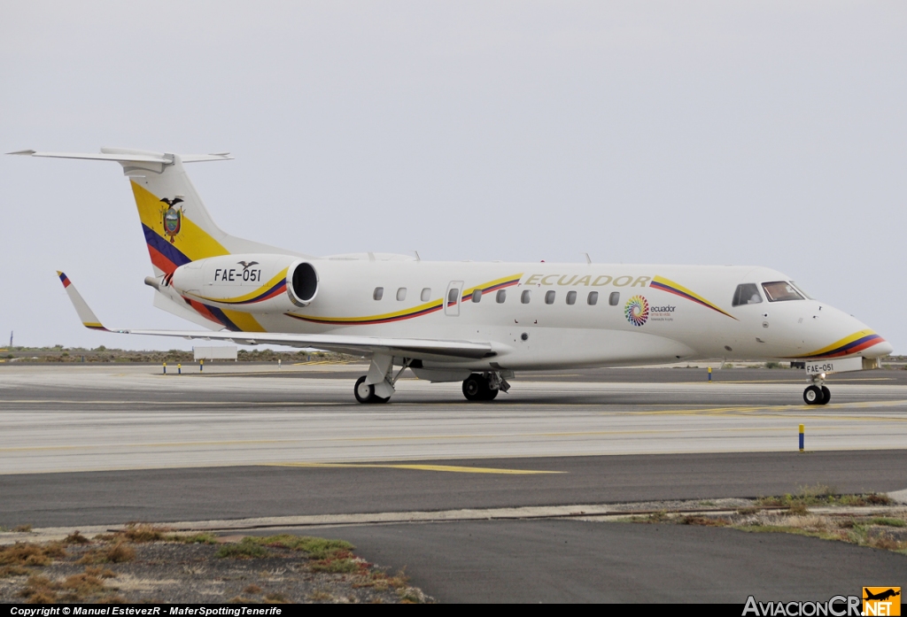 FAE-051 - Embraer ERJ-135BJ Legacy - Fuerza Aerea Ecuatoriana