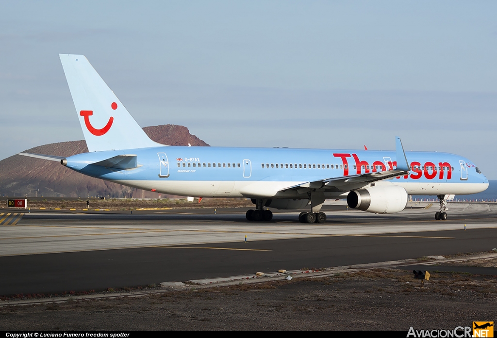 G-BYAX - Boeing 757-204 - Thomsonfly (Britannia Airways)
