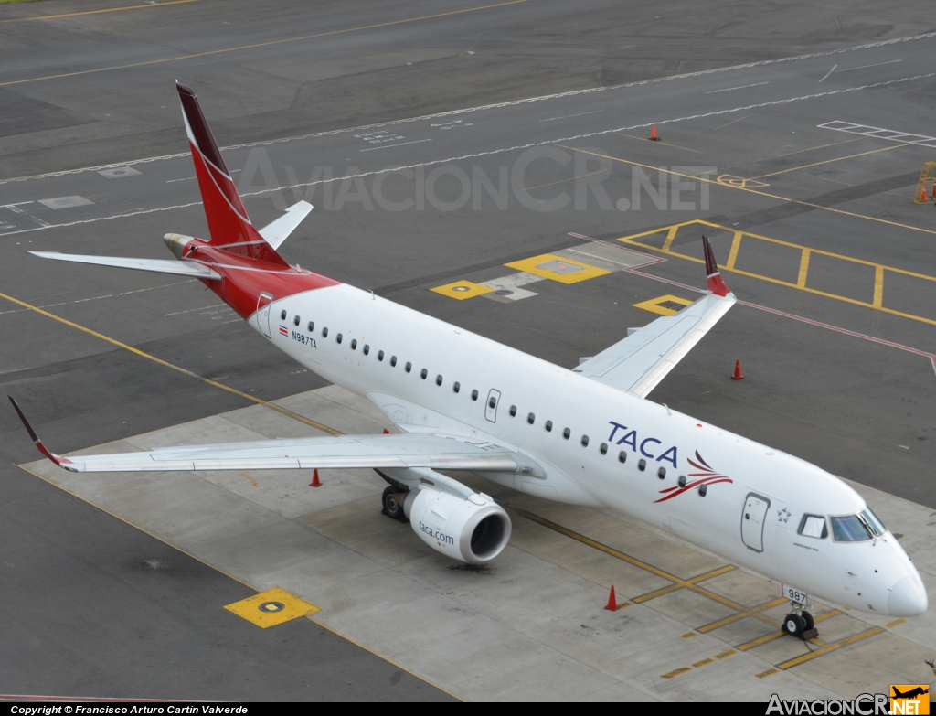 N987TA - Embraer 190-100IGW - TACA