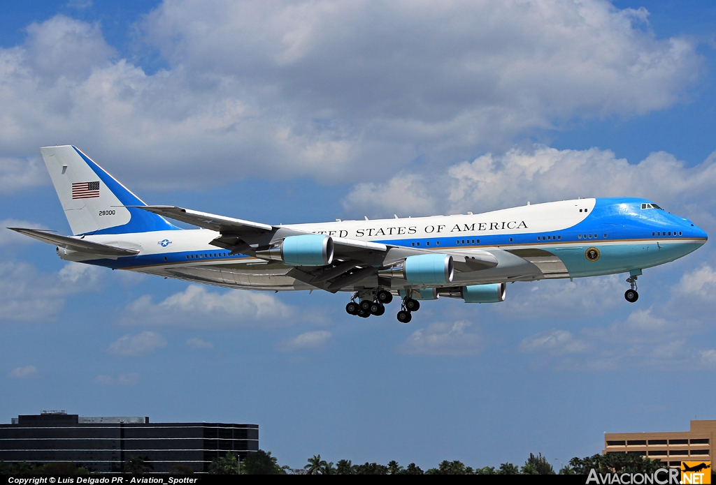 92-9000 - Boeing VC-25A (747-2G4B) - USA - Air Force