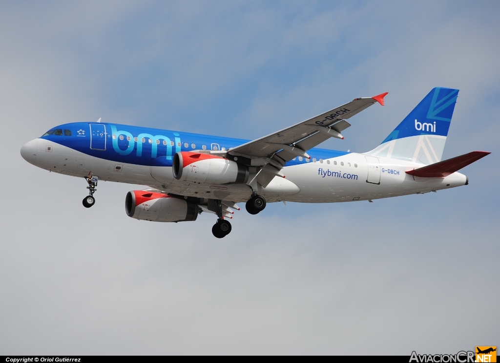 G-DBCH - Airbus A319-131 - BMI British Midland