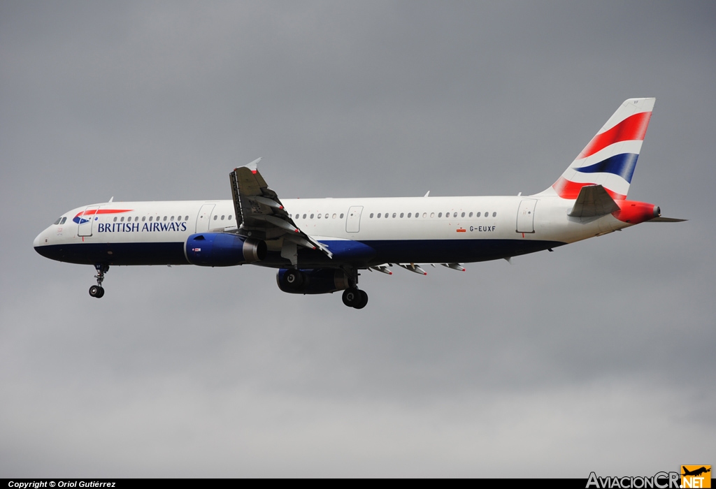 G-EUXF - Airbus A321-231 - British Airways
