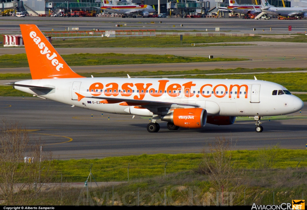 G-EZFW - Airbus A319-111 - EasyJet Airlines