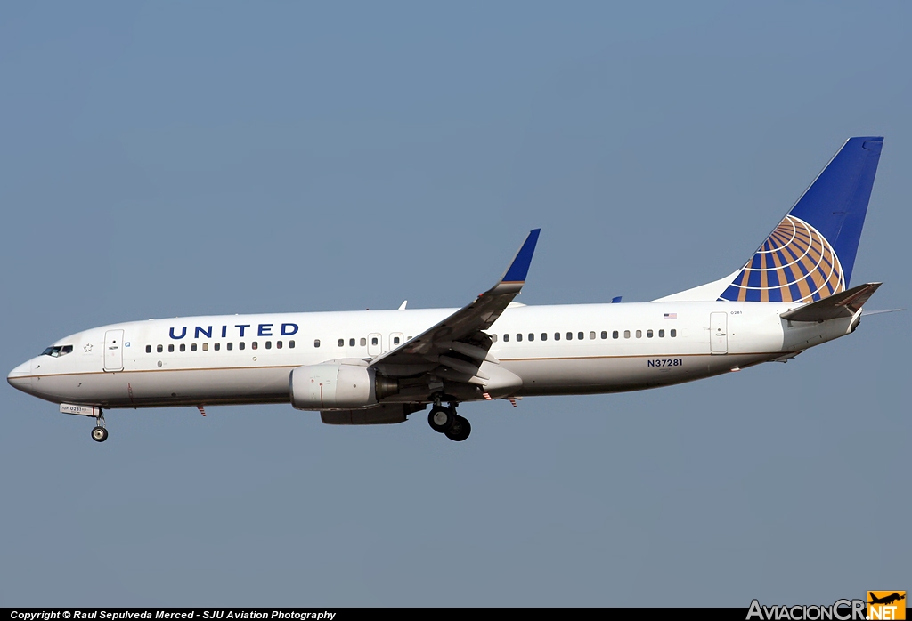 N37281 - Boeing 737-824 - United Airlines