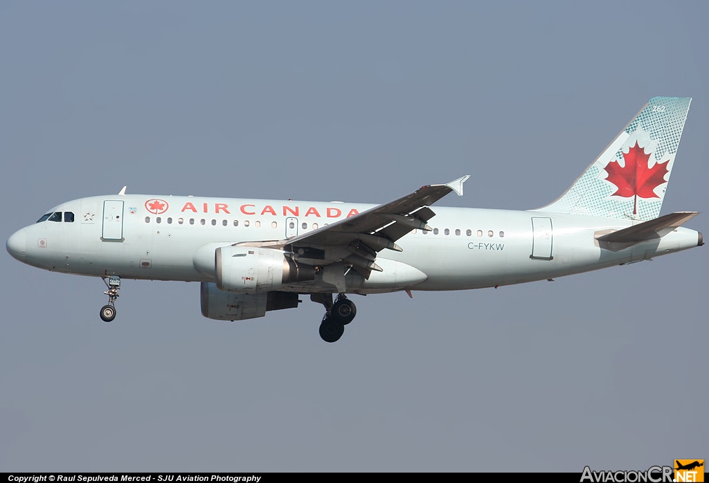 C-FYKW - Airbus A319-114 - Air Canada