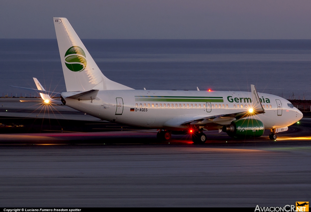 D-AGES - Boeing 737-75B - Germania