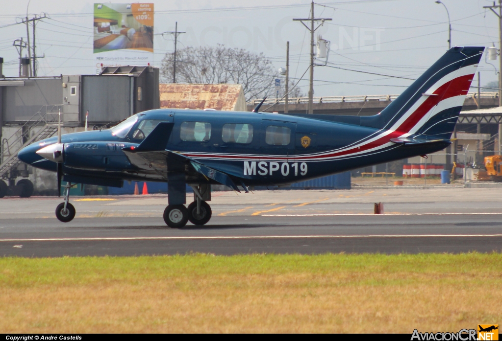MSP019 - Piper PA-31-350 Navajo Panther - Ministerio de Seguridad Pública - Costa Rica