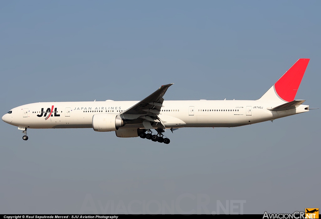 JA740J - Boeing 777-346/ER - Japan Airlines