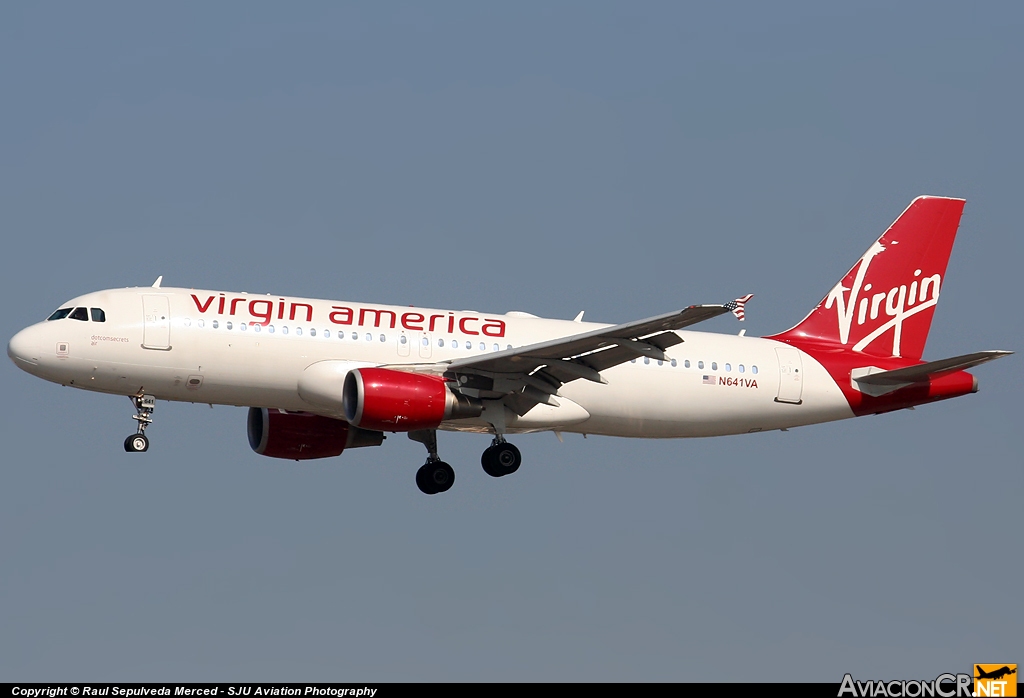 N641VA - Airbus A320-214 - Virgin America